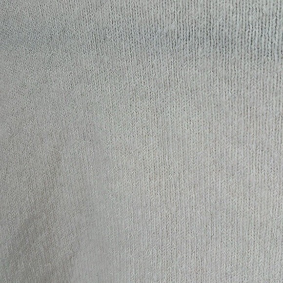 Madewell 3D Pom Pom Cream & Navy Cozy Soft Sweater Oversized Preppy Grandma XS - Picture 11 of 15